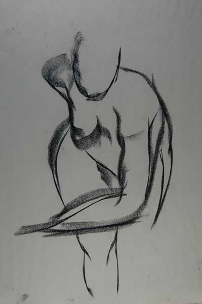 charcoal figure drawing